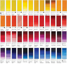 Winsor Newton Color Chart Best Picture Of Chart Anyimage Org