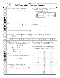 Welcome to our free 6th grade math worksheets area, where you will find a selection of math worksheets designed for 6th graders. 6th Grade Daily Math Spiral Review Teacher Thrive