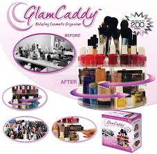 glam caddy rotating makeup cosmetic