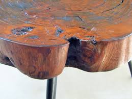 Tree Trunk Coffee Table 1950s For