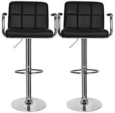 About 27% of these are bar stools, 4% are stools & ottomans, and 21% are bar chairs. Bar Stools Set Of 2 Breakfast Bar Stool With Armrest And Back Swivel Gas Lift Leather Kitchen Bar Stool For Breakfast Bar Counter Kitchen Home Furniture
