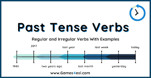 past tense verbs useful list with