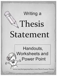 Study Guides community hub Education Seattle PI n good thesis statement PPT  Jane Schaffer Writing Strategy