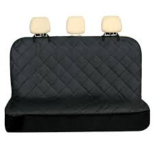 Premium Quilted Pet Dog Car Rear Seat