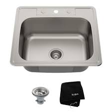 We did not find results for: 25 Drop In 18 Gauge Stainless Steel Single Bowl Kitchen Sink
