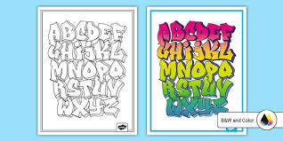 Graffiti Alphabet Poster Teacher Made