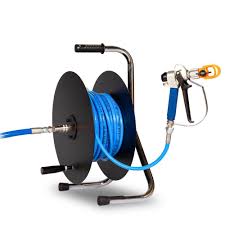hose reel for airless paint sprayers