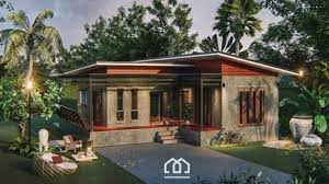 Modern Bungalow House With Three