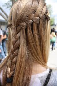 Bring them all together at the back to secure with a bow. Waterfall Braid Hairstyles Weekly