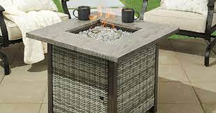 Gas Fire Pit Table On