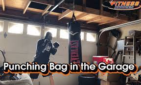 Punching Bag In The Garage