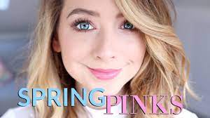 spring pinks makeup look show tell