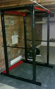 homemade steel power rack all things gym