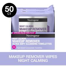 neutrogena makeup remover night calming