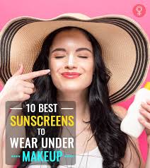 best sunscreens to wear under makeup