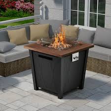 Btu Square Outdoor Gas Fire Pit Tables