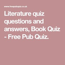 Zoe samuel 6 min quiz sewing is one of those skills that is deemed to be very. Literature Quiz Questions And Answers Book Quiz Free Pub Quiz Literature Quiz Quiz Pub Quiz Questions