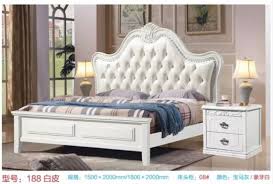 Hooker furniture liesel tufted queen canopy bed details handcrafted canopy bed with channel tufted headboard. China American Light Luxury Simple Bedroom Furniture Oak White Solid Wood Bed China Queen Size Bed Solid Wood Bed