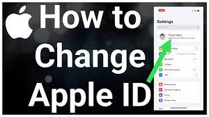 change apple id without losing data