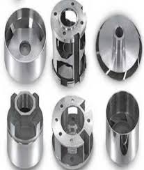 silver aluminum submersible pump parts