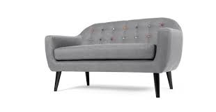 Ritchie 2 Seater Sofa Pearl Grey With