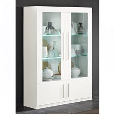 Gianna 2 Door Display Cabinet White
