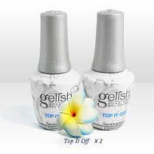 nail harmony gelish top coat uv soak