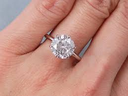 2 50 Ct Round Cut Diamond Solitaire Engagement Ring G Si3