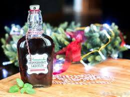 homemade peppermint liqueur oh the