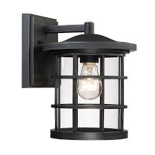 At lowe's, we'll make sure your home is perfectly illuminated with our selection of outdoor wall lights. Quoizel Asheville 10 5 In H Dark Oil Rubbed Bronze Medium Base E 26 Outdoor Wall Light In The Outdoor Wall Lights Department At Lowes Com