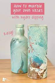 How To Hydro Dip Vases With Spray Paint