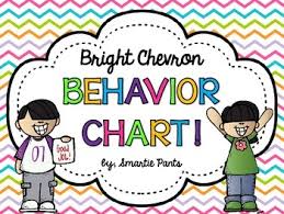 Bright Chevron Behavior Clip Chart