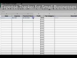 Expense Tracker For Small Businesses Using Google Sheets Youtube