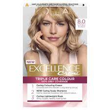 l oreal excellence 8 3 natural golden blonde permanent hair dye
