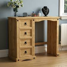 corona dressing table 4 drawer solid