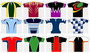 sports shirts and rugby shirts