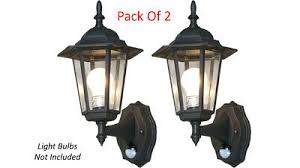 pack of 2 elegant outdoor lanterns with
