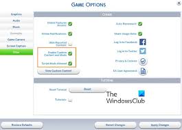 the sims 4 mods not showing up in game