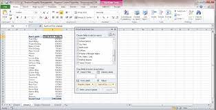 sorting data with excel pivot tables