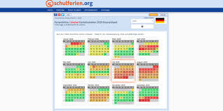 Kalender 2021 mit kalenderwochen und den schulferien und feiertagen von bayern. Feriendichte In Deutschland Auf Schulferien Org Ferien Schulferien Feriendichte Innovative Trends