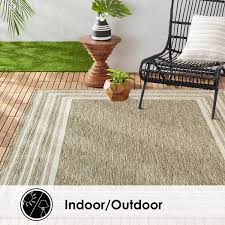 modern border indoor outdoor area rug