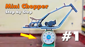 how to build mini chopper from junk