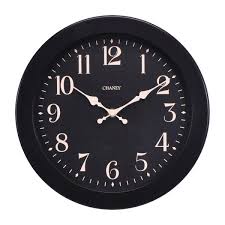 Chaney 11 8 Bold Black Clock 76028