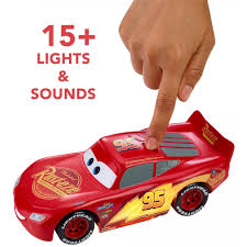 Disney Pixar Cars Ultimate Lights Sounds Lightning Mcqueen 8 Inches Talking Toy Walmart Com Walmart Com