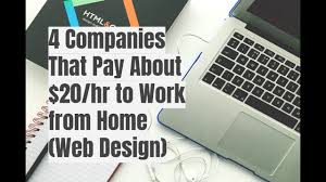 20 hr to work from home web design