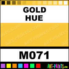 gold mat acrylic paints m071 gold
