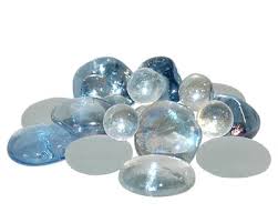 Panacea Decorative Glass Gems Sky Blue