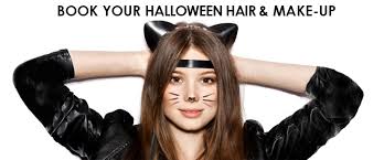 halloween hair make up appointments