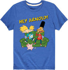 Amazon.com: Hybrid Apparel - Hey Arnold! - Arnold, Gerald and Abner -  Toddler and Youth Short Sleeve Graphic T-Shirt - Size Small Royal Blue:  Clothing, Shoes & Jewelry