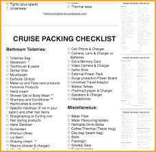 Printable Cruise Packing List Pdf Download Them Or Print